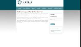
							         Harris Healthcare - Customer Service Login - QuadraMed								  
							    