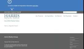 
							         Harris Medical Associates - Harris Medical Group								  
							    