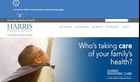 
							         Harris Pediatric Care | Harris Medical Group								  
							    