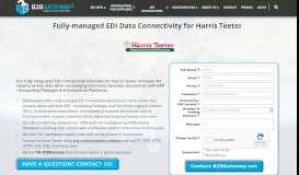 
							         Harris Teeter Fully-managed EDI | B2BGateway								  
							    