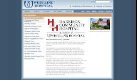 
							         Harrison Community Hospital - A Division of Wheeling Hospital								  
							    