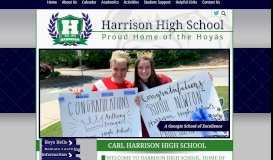
							         Harrison High School: Home								  
							    