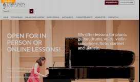 
							         Harrison School of Music - Piano Guitar Drum Singing Lessons ...								  
							    