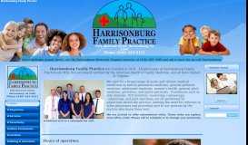 
							         Harrisonburg Family Practice: Home								  
							    