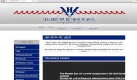 
							         Harrisonburg High School								  
							    