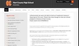 
							         Hart County High School / Homepage - Hart County Charter System								  
							    
