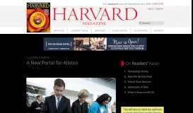 
							         Harvard-Allston Education Portal opens new building on Western ...								  
							    
