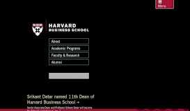 
							         Harvard Business School								  
							    