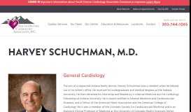 
							         Harvey Schuchman, MD | Colorado Cardiologist | South Denver ...								  
							    