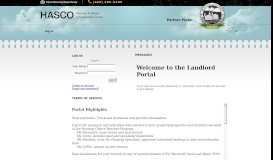
							         HASCO's Partner Portal								  
							    