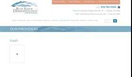 
							         Hash | Blue Ridge Dermatology Associates, PA : Blue Ridge ...								  
							    