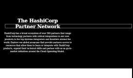 
							         HashiCorp Partners and Integrations Ecosystem								  
							    