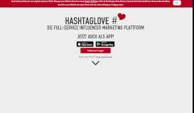 
							         HashtagLove: Die Full-Service Influencer Marketing Plattform								  
							    
