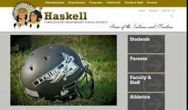 
							         Haskell Consolidated Independent School District								  
							    