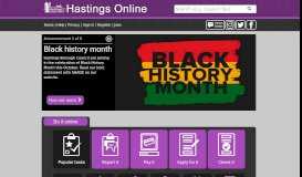 
							         Hastings Borough Council homepage								  
							    