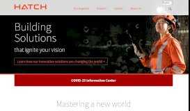 
							         Hatch - Consulting engineering and project implementation								  
							    