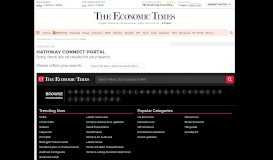 
							         Hathway Connect Portal News and Updates from The Economic Times								  
							    