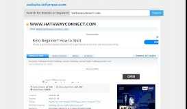 
							         hathwayconnect.com at Website Informer. Visit Hathwayconnect.								  
							    