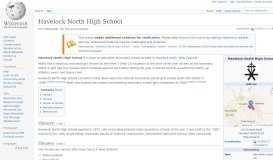 
							         Havelock North High School - Wikipedia								  
							    