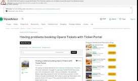 
							         Having problems booking Opera Tickets with Ticket Portal - Prague ...								  
							    