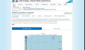 
							         Hawaii Aviation Products - National Weather Service								  
							    