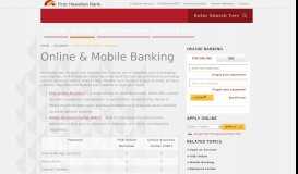
							         Hawaii Online Business Banking - First Hawaiian Bank								  
							    