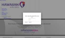 
							         HawaiianMiles Marketplace - Hawaiian Airlines								  
							    
