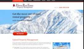 
							         Hawes Real Estate | Property Management								  
							    
