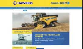 
							         Hawkins Agri Ltd: New Holland tractors, combines, balers & telehandlers								  
							    