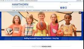
							         Hawthorn Elementary School: Home								  
							    