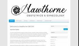 
							         Hawthorne OB/GYN Associates – Caring Physicians. Personalized ...								  
							    