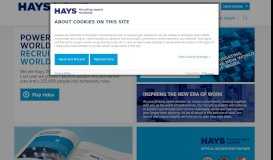 
							         Hays – Recruiting experts worldwide								  
							    