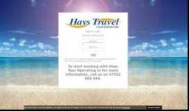 
							         Hays Travel Tour Operating								  
							    