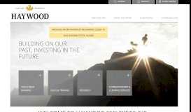 
							         Haywood Securities Inc.								  
							    