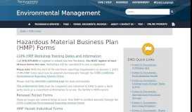 
							         Hazardous Material Business Plan (HMP) Forms								  
							    