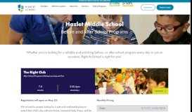 
							         Hazlet Middle School | Before & After School Programs | Right At School								  
							    