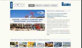 
							         HazTek Inc.: Construction & Facility Safety Training and Consulting								  
							    
