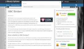 
							         • HBC Broker Review - A Good New System? • - Binary options								  
							    