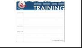 
							         HBC : Training Portal								  
							    