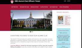 
							         HBS Alumni Club Officers' Portal - Login								  
							    