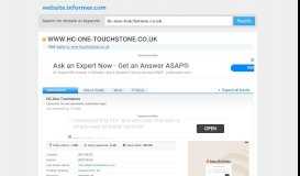 
							         hc-one-touchstone.co.uk - Website Informer								  
							    