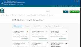 
							         HCA Midwest Health Resources								  
							    