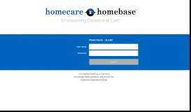 
							         HCHB Login - Homecare Homebase								  
							    