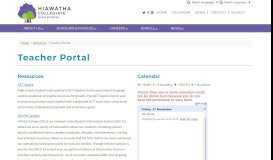 
							         HCHSTeacher Portal - HCHS								  
							    