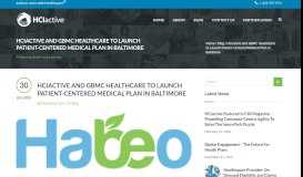 
							         HCIactive and GBMC HealthCare to Launch Patient-Centered Medical ...								  
							    