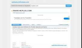 
							         hcplus.com at WI. Sandata Home Care Software for Provider ...								  
							    