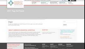 
							         HCQIS QualityNet Secure Portal - America's Essential Hospitals								  
							    