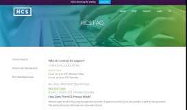
							         HCS FAQ - Health Credit Services								  
							    