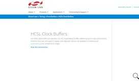 
							         HCSL Clock Buffers - Silicon Labs								  
							    