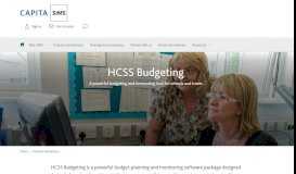 
							         HCSS Budgeting | Capita SIMS								  
							    
